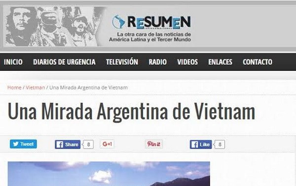 Argentina’s newspaper praises Vietnam’s beauty