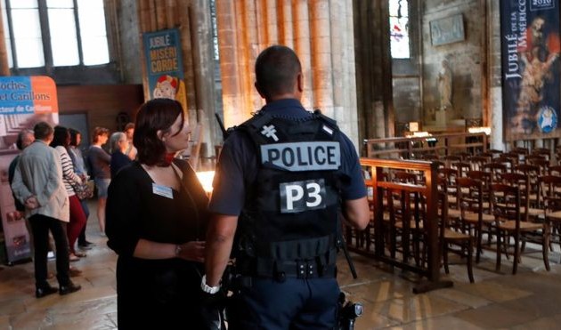 IS releases video of French church attackers