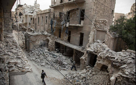 Syrian government increases airstrike against rebels in Aleppo