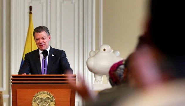 Colombia's President dedicates Nobel Peace Prize to conflict victims 