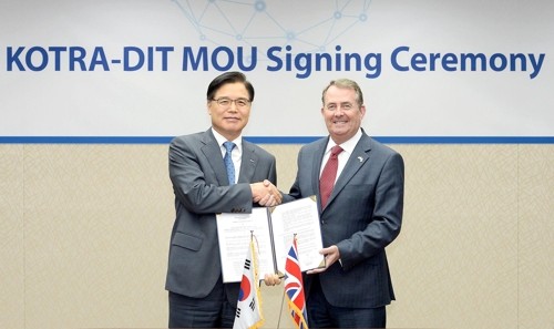South Korea, UK sign MOU for expanded trade partnership
