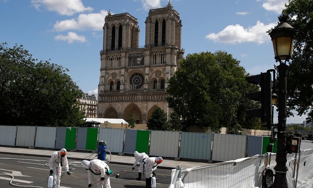 Notre-Dame Cathedral restoration work resumed in Paris 