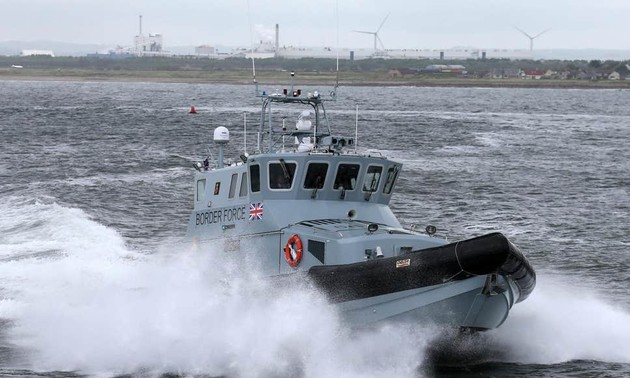 UK Border Force intercepts dozens of migrants on English Channel