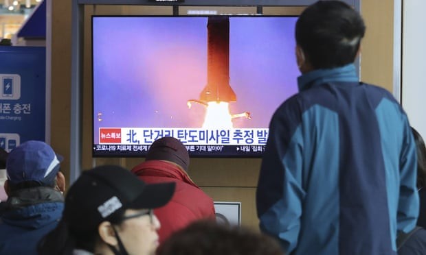 North Korea fires ballistic missiles into sea