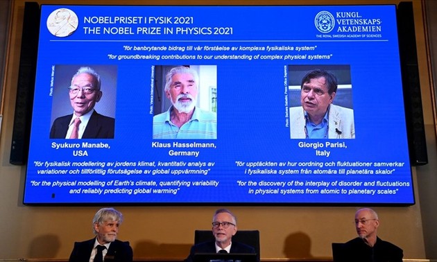 Three scientists win Nobel Prize for Physics for work on complex physical systems