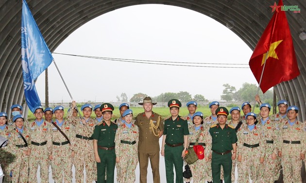  More Vietnamese peace keeping officers depart for South Sudan