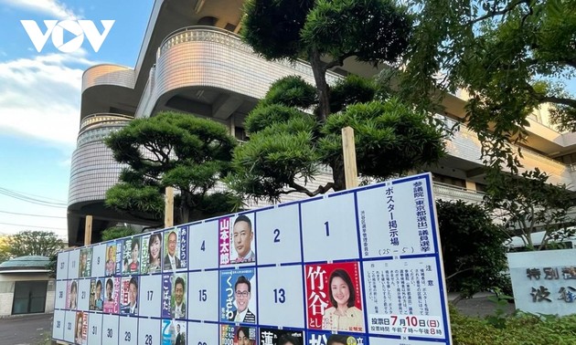 Voting underway in Japan's upper house election