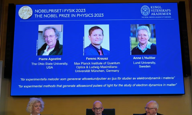 Trio win 2023 Nobel Prize in Physics for use of light to study electrons