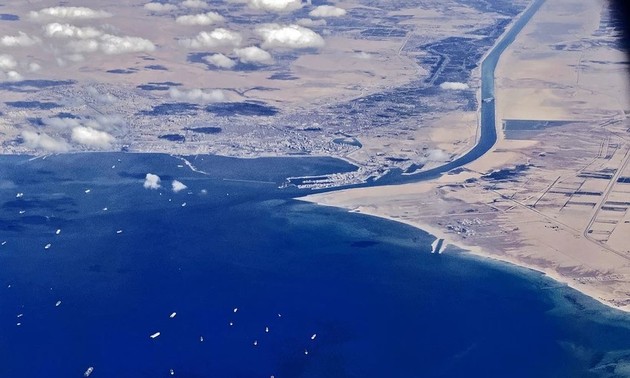 Egypt's Suez Canal earnings dropped by nearly half in January