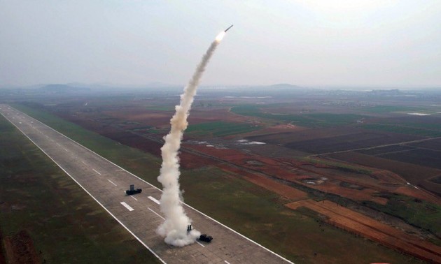 North Korea conducts cruise missile warhead test, KCNA says