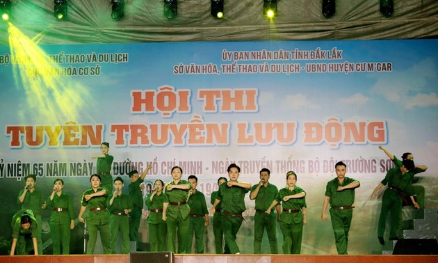Communication contest held in Dak Lak marks 65th anniversary of Ho Chi Minh Trail