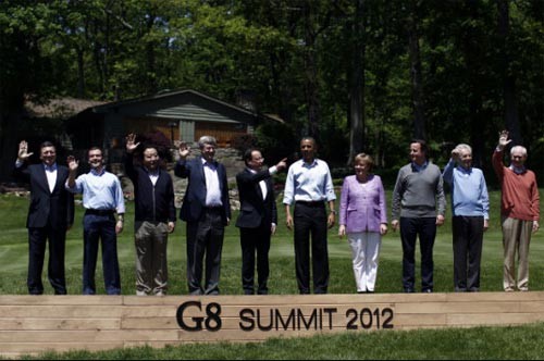 ກອງປະຊຸມ G8 ໄດ້ເປັນເອກະພາບ ນຳກັນບັນດາບັນຫາສຳຄັນ