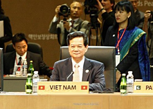  Premierminister Nguyen Tan Dung hält eine Rede beim Atomsicherheitsgipfel