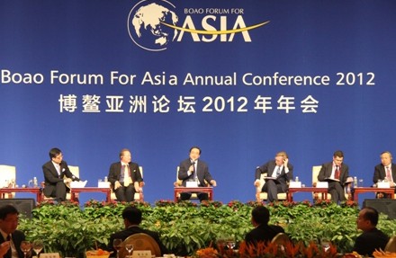  Vize-Premierminister Hoang Trung Hai beim Boao-Forum 