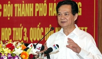  Premierminister trifft Wähler in der Hafenstadt Haiphong