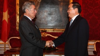 Österreichs Präsident zu Gast beim Unternehmensforum beider Länder 
