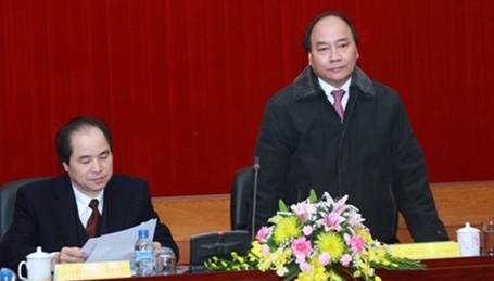 Vize-Premierminister Nguyen Xuan Phuc tagt mit Nordwest-Verwaltungsstab