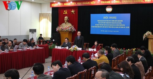 Zusammenarbeit zwischen den Organen der vaterländischen Front Vietnams