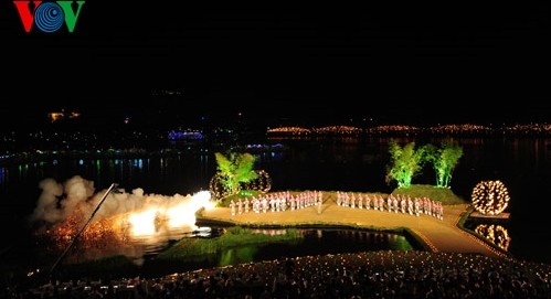 Abschluss des Hue-Festivals 2014