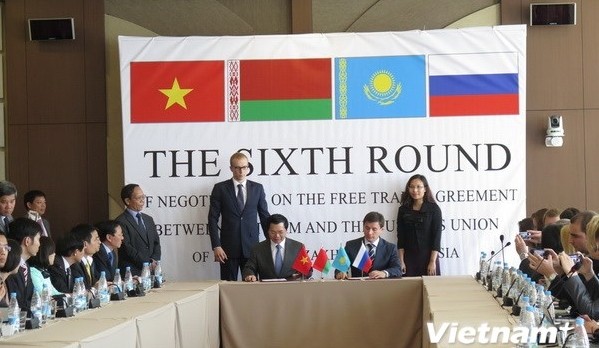 FTA-Verhandlungsrunde zwischen Vietnam und Zollunion von Russland, Weißrussland und Kasachstan
