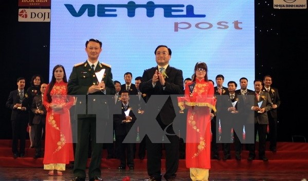 63 Unternehmen bekommen den Preis für nationale Markenzeichen Vietnam