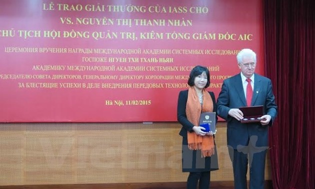 Erste vietnamesische Wissenschaftlerin von russischer IASS-Akademie geehrt