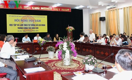 “Lernen und Arbeiten nach dem Vorbild des Präsidenten Ho Chi Minh in der Volksaufklärung”