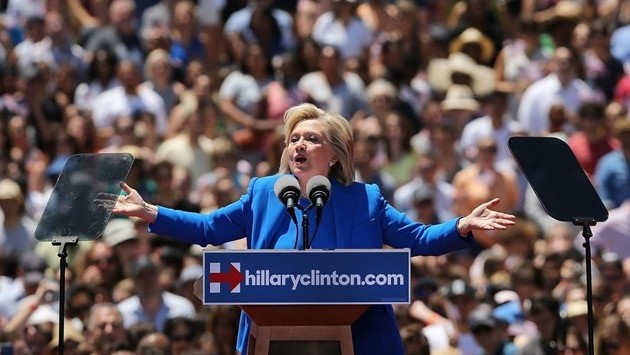 US-Präsidentschafts-Kandidatin Hillary Clinton startet ihren Wahlkampf