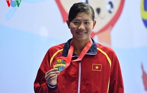 Die herausragende Schwimmerin Nguyen Thi Anh Vien