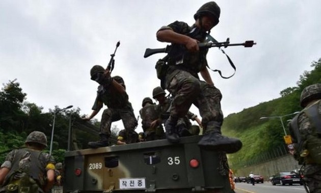 Südkorea und die USA führen jährliches Militärmanöver durch