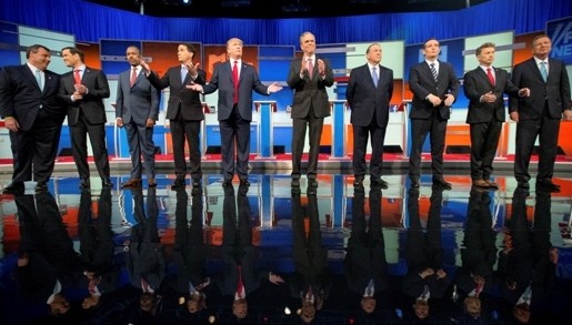 Die republikanischen Präsidentschaftsbewerber führen zweite Debatte