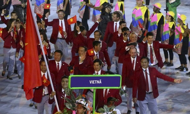 Eröffnung der olympischen Sommerspiele in Rio de Janeiro