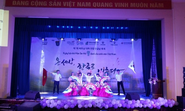 Das südkoreanische Hangeul-nal-Fest in Hanoi