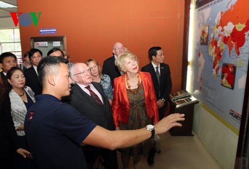 Der irische Präsident besucht die zentralvietnamesische Provinz Quang Tri 