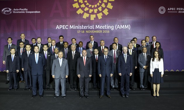 Die Außen- und Wirtschaftsminister der APEC-Mitgliedsländer: Wirtschaftskooperation in der Region ve
