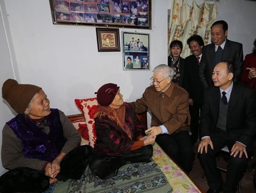 KPV-Generalsekretär Nguyen Phu Trong besucht die Provinz Thai Binh