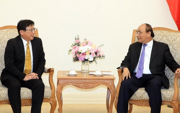 Premierminister Nguyen Xuan Phuc empfängt den Präsidenten des japanischen Sojitz-Konzerns