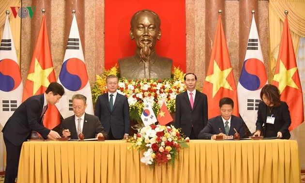 Vietnam und Südkorea wollen das Handelsvolumen auf 100 Milliarden US-Dollar im Jahr 2020 erhöhen