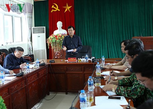 Vize-Premierminister Trinh Dinh Dung leitet die Beseitigung der Folgen der Flut in Lai Chau