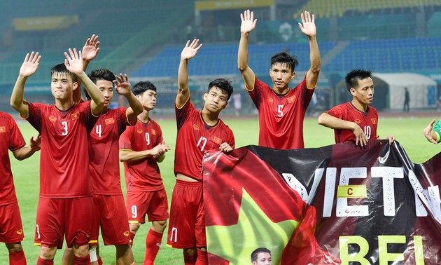 ASIAD 2018: Die asiatischen Medien bejubeln den Sieg der vietnamesischen Fußballolympiamannschaft