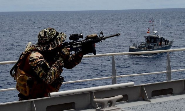 Die asiatischen Länder und die USA führen marine Sicherheitstrainings durch