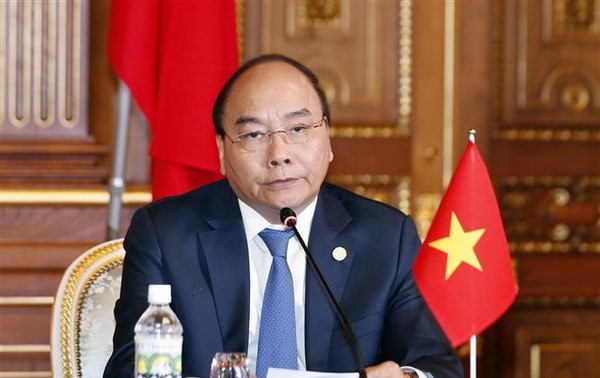 Premierminister Nguyen Xuan Phuc nimmt am Gipfel für Mekong-Japan-Zusammenarbeit teil 