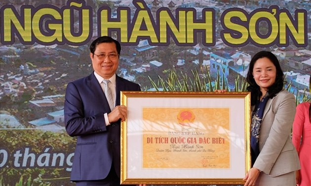Sehenswürdigkeit Ngu Hanh Son wird als Sondernationale Stätte anerkannt