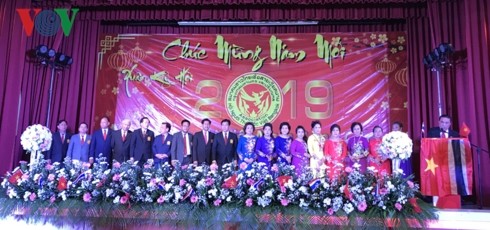 Feier des traditionellen Neujahrsfestes der Vietnamesen in Bangkok