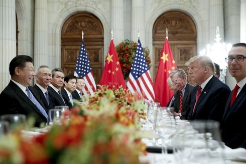 US-Präsident Donald Trump hält die Handelsverhandlung zwischen den USA und China für konstruktiv
