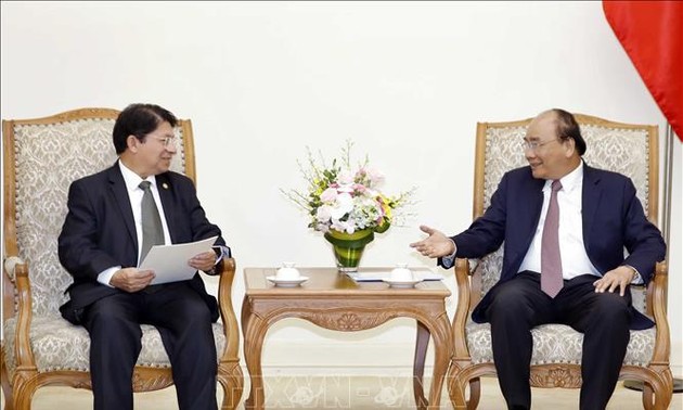 Premierminister Nguyen Xuan Phuc empfängt den Außenminister Nicaraguas 