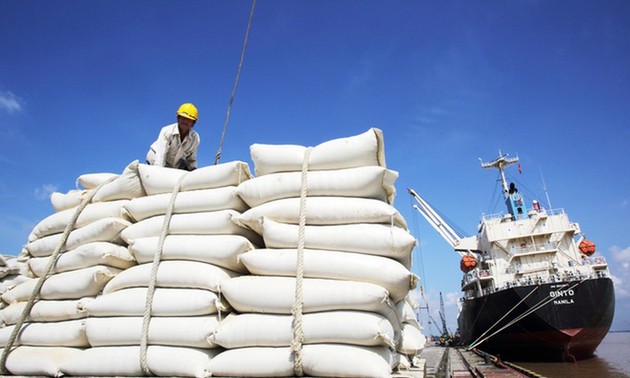 Der Preis des exportierten Reis Vietnams ist hoch