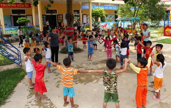 Kinder gehören zu der besonders gepflegten Gruppe in Vietnam