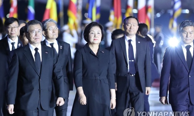Südkoreas Präsident ruft Pjöngjang dazu auf, den Korea-Krieg zu beenden