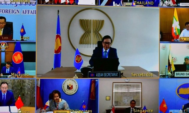 Konsultation zwischen ASEAN und China online geführt